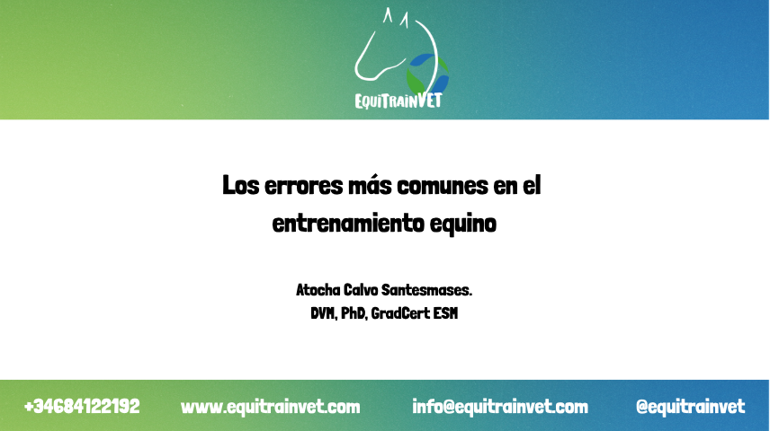 Masterclass: Los errores más habituales en el entrenamiento equino