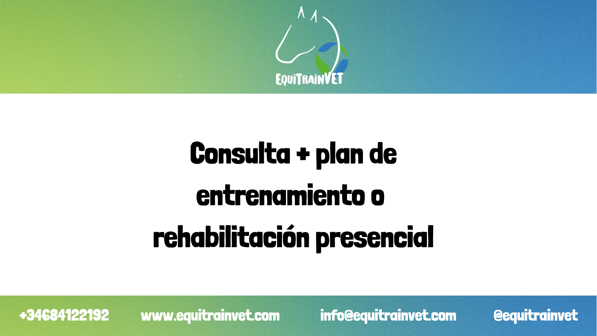 Consulta Presencial + Plan de Entrenamiento o Rehabilitación (Mensual o Trimestral)